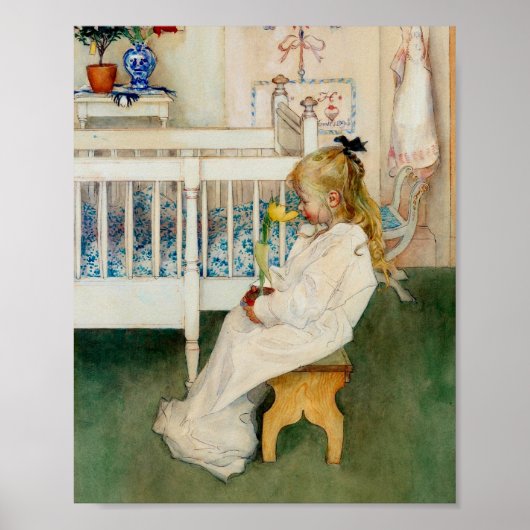 黄色いチューリップのリスベット ポスター (正面)