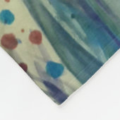 黄色いチューリップの花束3枚 フリースブランケット (角)