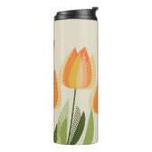 黄色いチューリップの花 タンブラー (回転左)