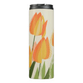 黄色いチューリップの花 タンブラー (裏面)