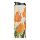 黄色いチューリップの花 タンブラー (回転右)