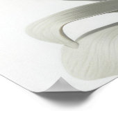 黄色いチューリップの花 ポスター (角)