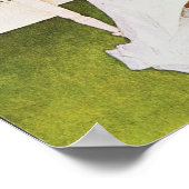 黄色いチューリップを持つリスベス ポスター (角)