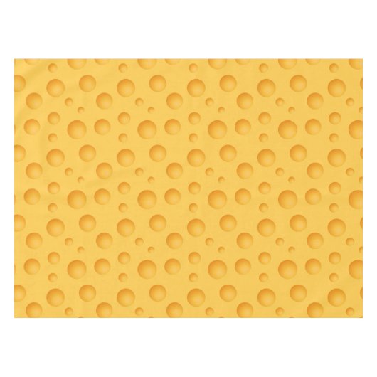 黄色いチーズパターン テーブルクロス (正面(横))