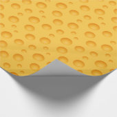 黄色いチーズパターン ラッピングペーパー (角)