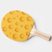 黄色いチーズパターン 卓球ラケット (横)
