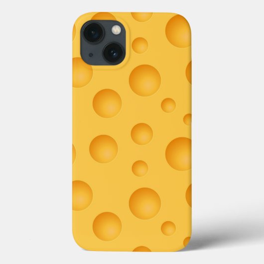 黄色いチーズパターン Case-Mate iPhoneケース (裏面)