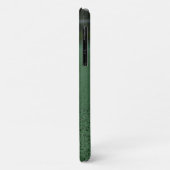 黄色いテニスボールがグリーンコートパーソナライズされたに Case-Mate iPhoneケース (裏面/左)