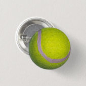 黄色いテニスボール 缶バッジ (正面&裏面)