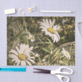 黄色いデイジーの犬の悔やみや弔慰 薄葉紙 (クラフト)