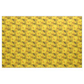 黄色いデイジーの花 ファブリック (ファットクウォーター)