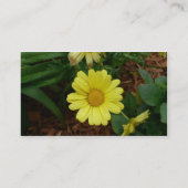 黄色いデイジー 名刺 (裏面)