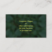 黄色いデイリリーの花（赤）、ヘメロカリス： 名刺 (裏面)