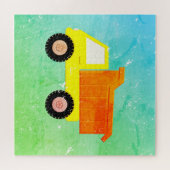 黄色いトイ動揺してトラック ジグソーパズル (横)