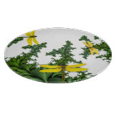 黄色いトンボが丸い カッティングボード (角)