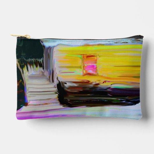 黄色いドア アクセサリーポーチ (正面)