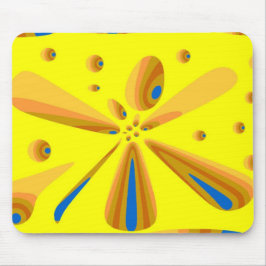 黄色いドラゴンの洞穴 マウスパッド
