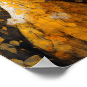 黄色いドレスを着たウサギ ポスター (角)