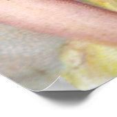 黄色いドレスを着た少女 ポスター (角)