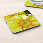 黄色いハイビスカスの花 コースター (左側)