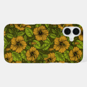 黄色いハイビスカス iPhoneケース (裏面横)