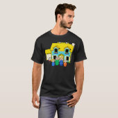 黄色いハースの小さな人々の家族のフィッシャー価格 Tシャツ (正面フル)