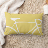 黄色いバイクの装飾用クッション ランバークッション (ブランケット)