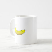 黄色いバナナ コーヒーマグカップ (正面左)