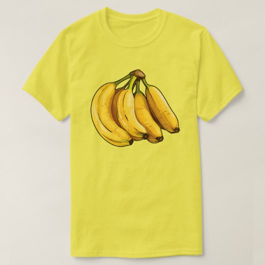 黄色いバナナ Tシャツ (デザイン正面)