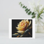 黄色いバラが黒く ポストカード (スタンド正面)