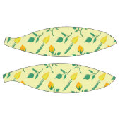 黄色いバラとチューリップの花を持つ花柄 バスケットボール (パネル)