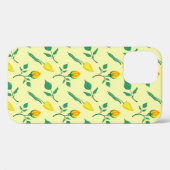 黄色いバラとチューリップの花を持つ花柄 Case-Mate iPhoneケース (裏面 (横))