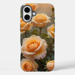 黄色いバラのスマホケース iPhone 16 PLUSケース
