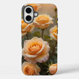 黄色いバラのスマホケース iPhone 16 PLUSケース
