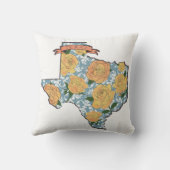 黄色いバラのテキサス州  クッション (裏面)