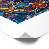 黄色いバラのテキサス州 ポスター (角)