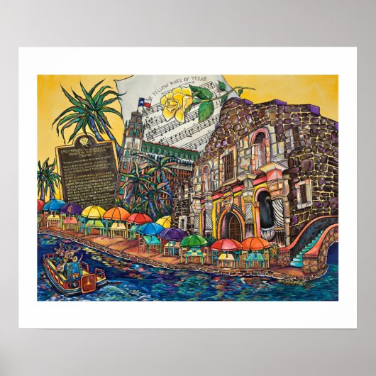 黄色いバラのテキサス州 ポスター (正面)