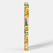 黄色いバラの美しいシームレスなパターン Case-Mate iPhoneケース (裏面 / 右)