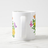 黄色いバラの花とバターファイル–64567 ジャンボコーヒーマグカップ (裏面)