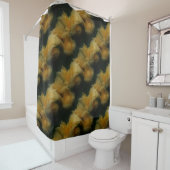 黄色いバラの花自然アートパターン シャワーカーテン (インサイチュ)