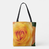 黄色いバラの花 トートバッグ (裏面)