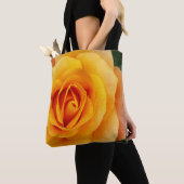 黄色いバラの花 トートバッグ (クローズアップ)