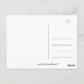 黄色いバラの花、愛とロマンス ポストカード (裏面)