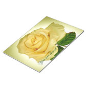 黄色いバラ色 ノートパッド (アングル)