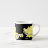 黄色いバラ エスプレッソカップ (右)