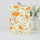 黄色いバラ サンキューカード (スタンド正面)