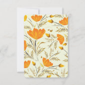 黄色いバラ サンキューカード (正面)