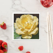 黄色いバラ スタンダードカクテルナプキン (インサイチュ)