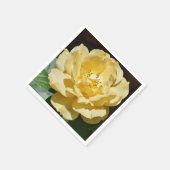 黄色いバラ スタンダードカクテルナプキン (角)