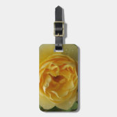 黄色いバラ ラゲッジタグ (正面縦)